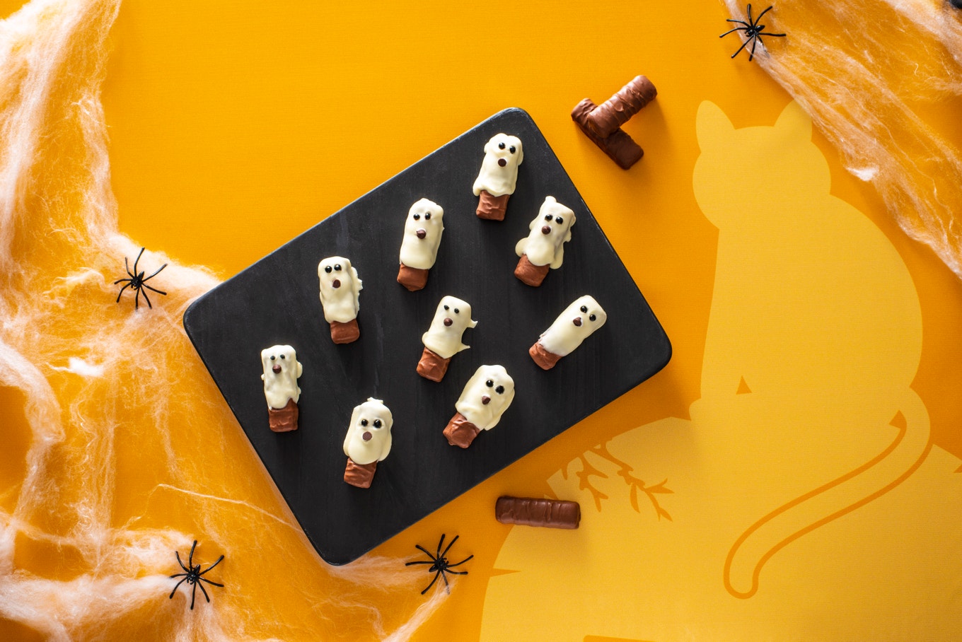 White Chocolate Ghosts