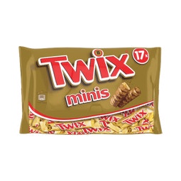 TWIX biscuit nappé de caramel, enrobé de chocolat - Minis - 366g image