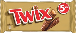TWIX biscuit nappé de caramel, enrobé de chocolat - Multipack 5x50g image