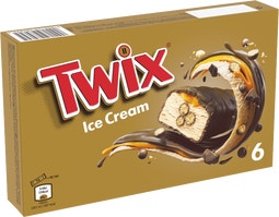 TWIX barre glacée au caramel biscuit enrobage cacao - Multipack x6 image