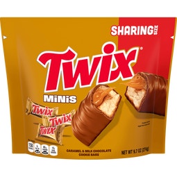 TWIX Caramel Miniature Stand Up Pouch Party Size, 35.6 Oz image