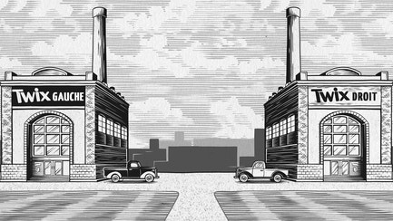Image Twix Factory Illustration