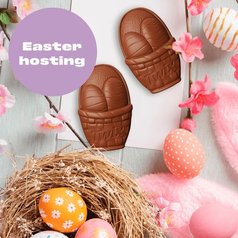 TWIX CARAMEL BASKET SHARE SIZE EASTER 2.12 OUNCE