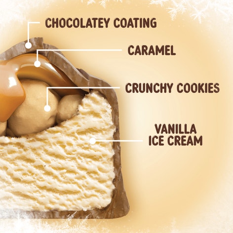 TWIX Ice Cream Bar with Vanilla Ice Cream