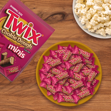 TWIX Cookie Dough Minis Candy Bars, 7.7oz Bag