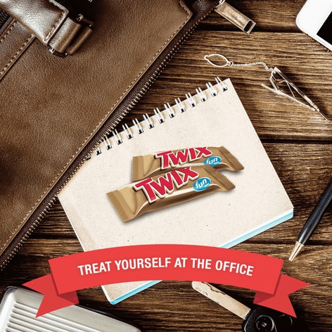 TWIX Caramel Fun Size Candy Bars, 3.28oz (6 pack)