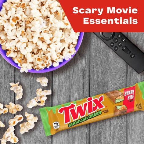 TWIX Ghoulish Green Share Size Cookie Bars