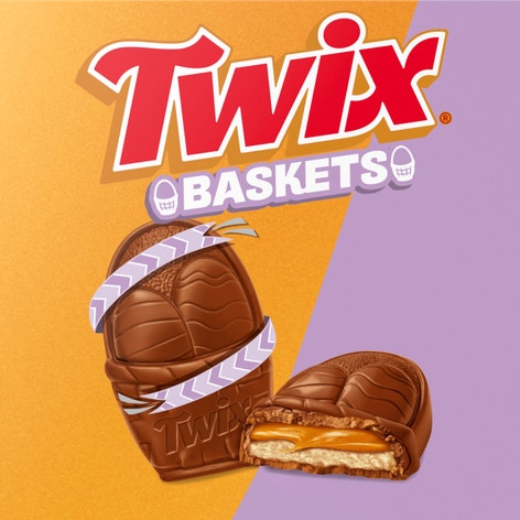 TWIX CARAMEL BASKET EASTER 1.06 OUNCE