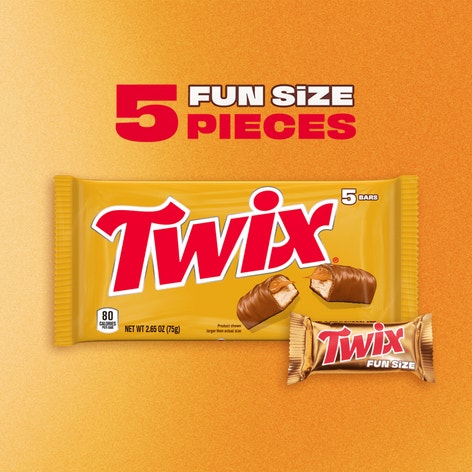 Twix Fun Size Candy Bars, 2.65oz