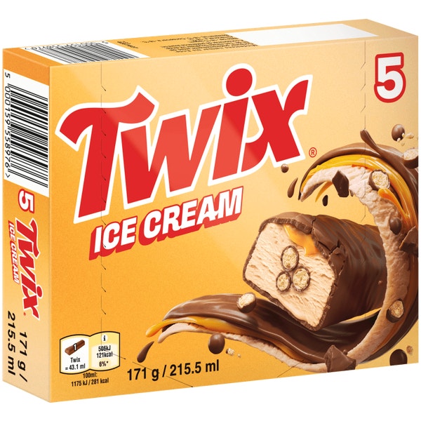 TWIX Eisriegel 5 Pack