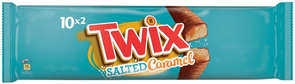 TWIX Salted Caramel Formato Multiplo x10 (10x46g)