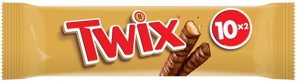 Twix melkchocolade 10x2 repen