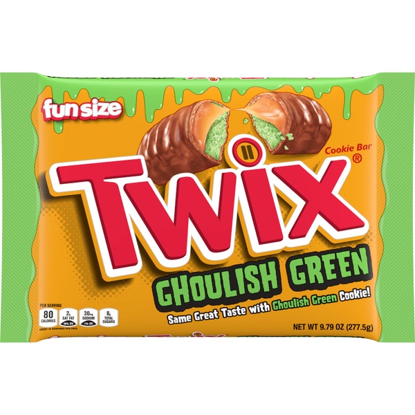 TWIX FUN SIZE HALLOWEEN GHOULISH GREEN
