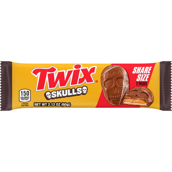 Twix Skull 2 To Go Halloween 2.12 Ounces