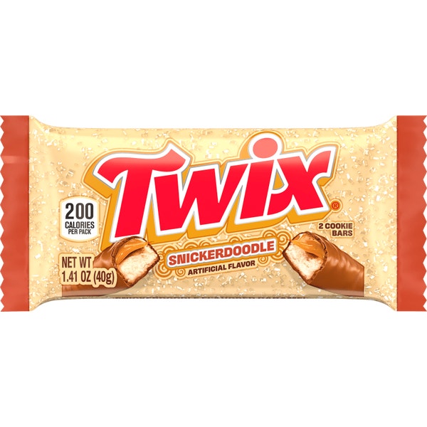 TWIX Snickerdoodle Cookie Chocolate Candy Bars, 1.4 Oz Pack  
