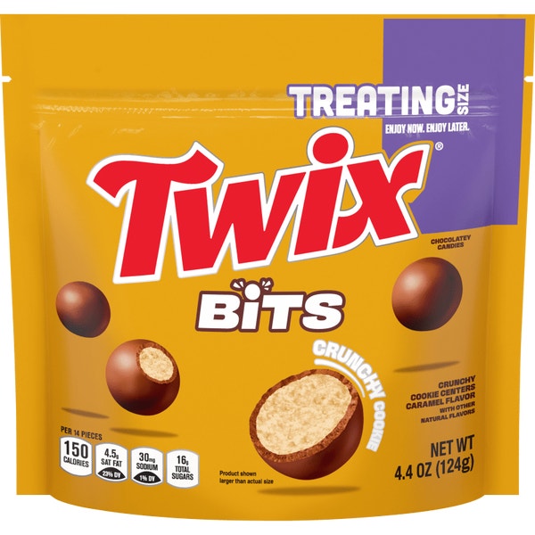 TWIX Bits Stand Up Pouch Treating Size, 4.4 Oz