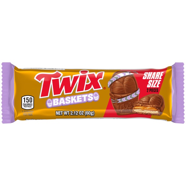 TWIX CARAMEL BASKET SHARE SIZE EASTER 2.12 OUNCE