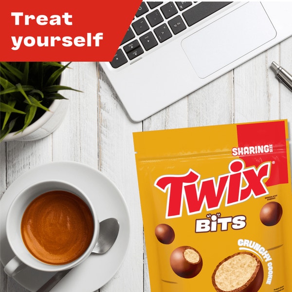 TWIX Bits Stand Up Pouch Sharing Size, 8.0 Oz