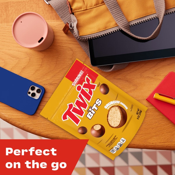 TWIX Bits Stand Up Pouch Sharing Size, 8.0 Oz