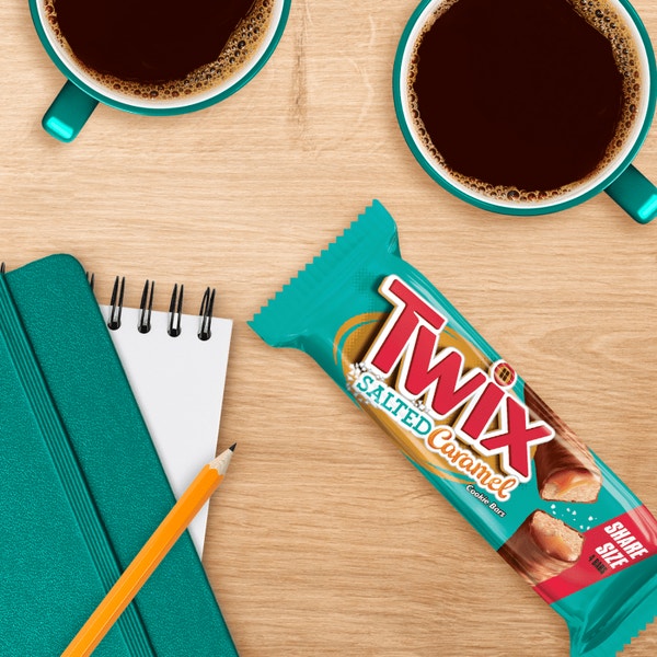 TWIX Salted Caramel Sharing Size Candy Bar, 2.82oz