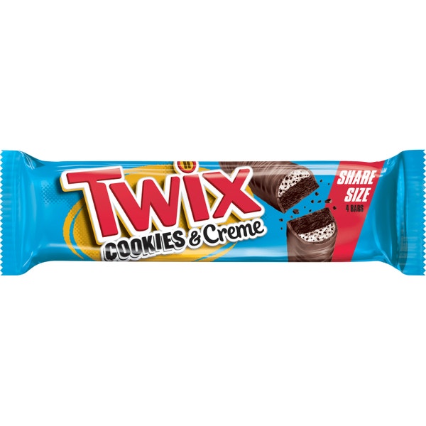 TWIX Cookies & Creme Sharing Candy Bar, 2.72oz | TWIX