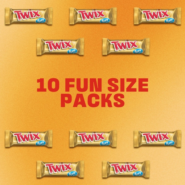 Twix Fun Size Candy Bars, 5.3oz