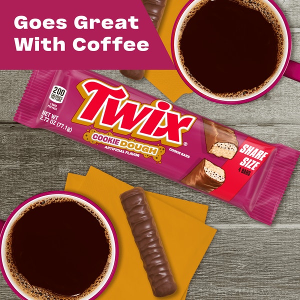 TWIX Cookie Dough Sharing Size Candy Bar  2.72oz