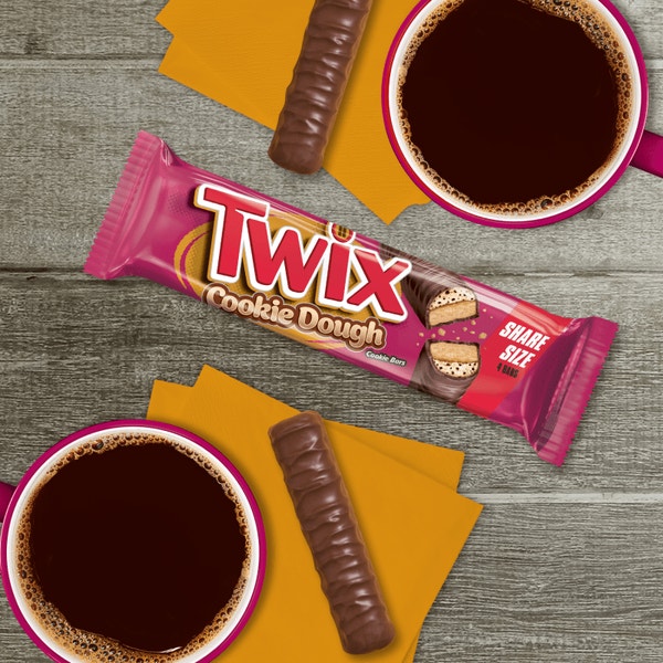 TWIX Cookie Dough Sharing Size Candy Bar  2.72oz