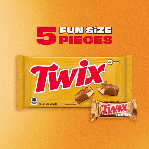 Twix Fun Size Candy Bars, 2.65oz