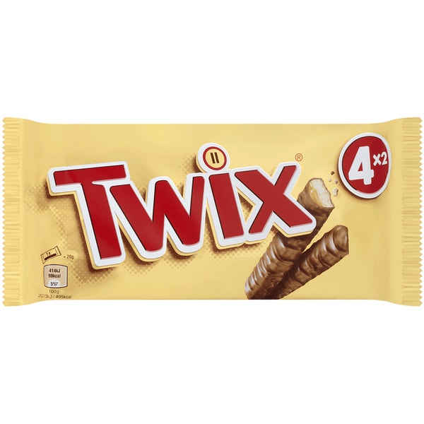 TWIX Chocolate Twin Finger 4pk
